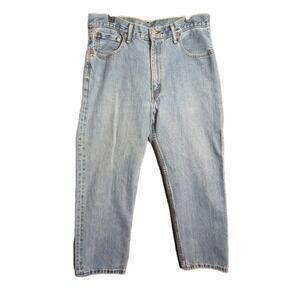 Levi's 550 Relaxed Fit Jeans 36x30 Light Wash Denim Classic Zip Fly 2010s